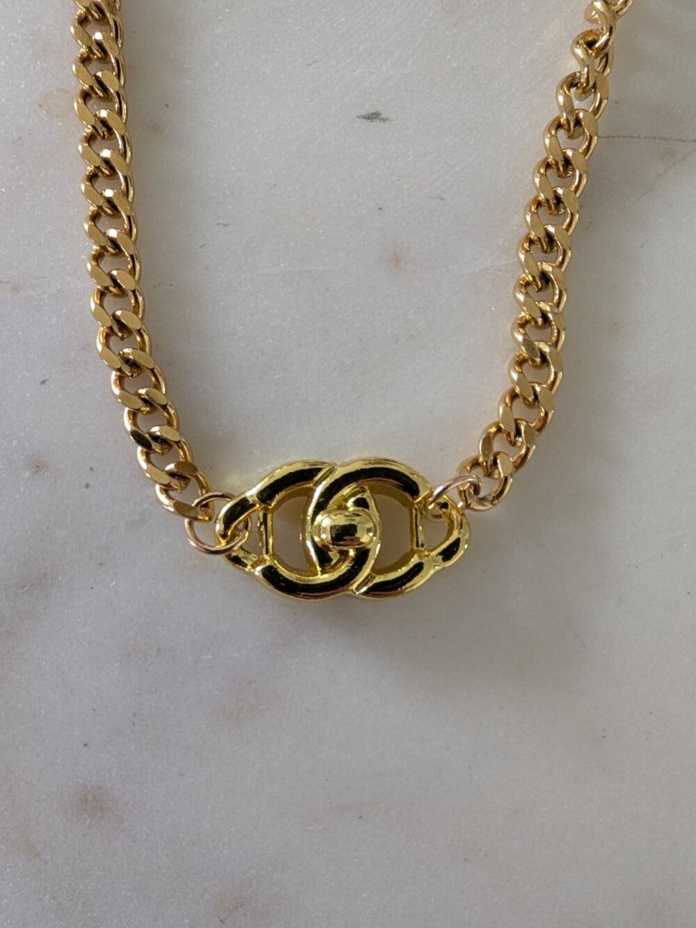 Chanel Gold Chain Necklace
